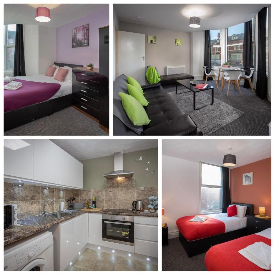 02 Springfield - Sleeps 6 Lägenhet Blackpool Exteriör bild